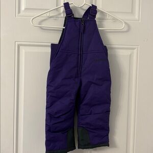 Arctix Purple snow bib size 18mth